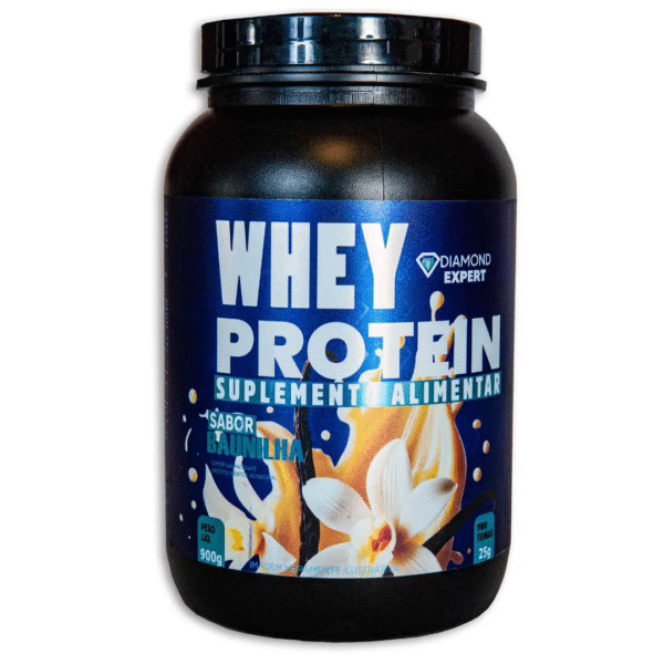 Whey Protein Concentrado 900g Sabor Baunilha