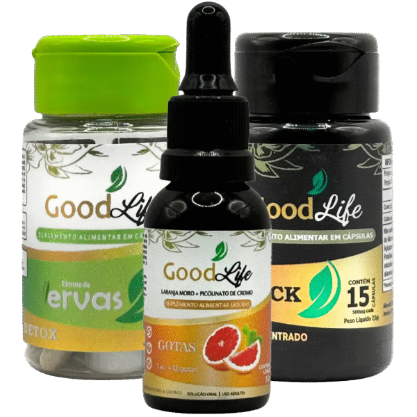 Kit Black + Detox + Gotas