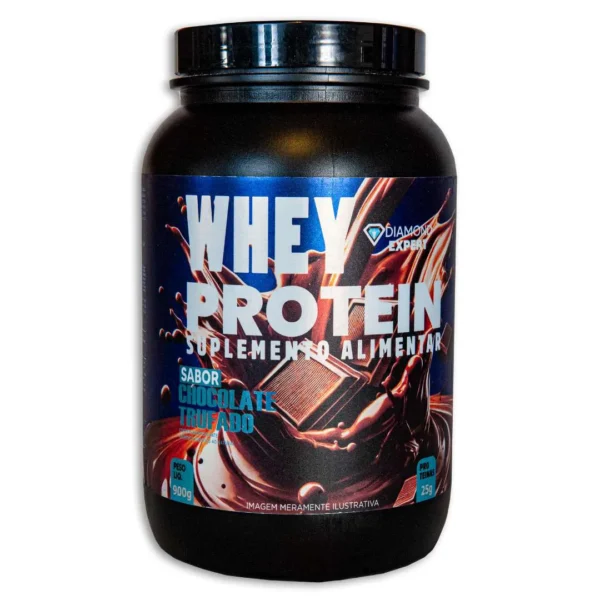Whey Protein Concentrado 900g Sabor Chocolate