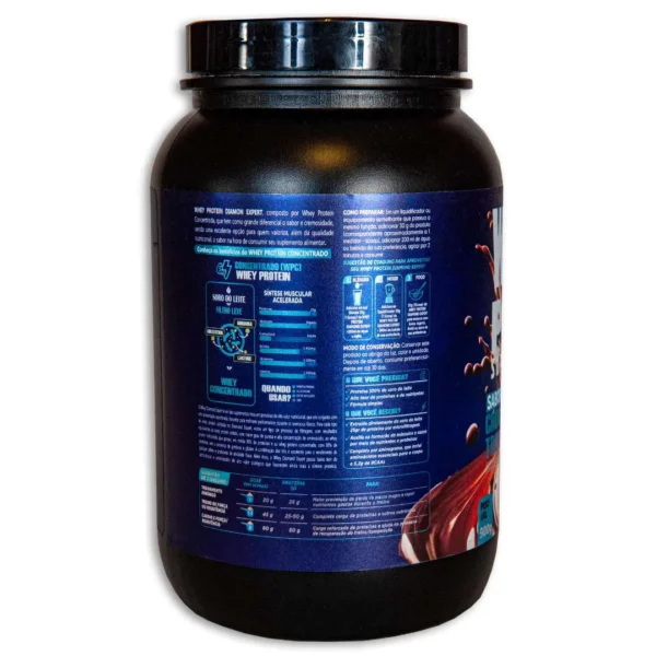Whey Protein Concentrado 900g Sabor Chocolate - Imagem 3
