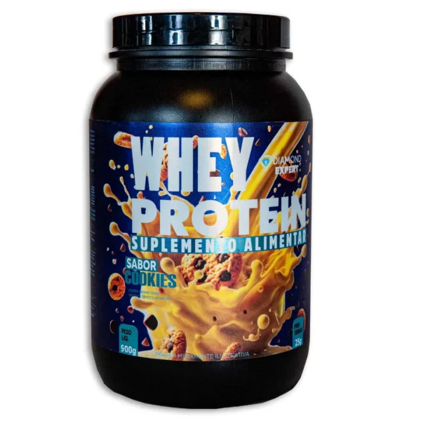 Whey Protein Concentrado 900g Sabor Cookies