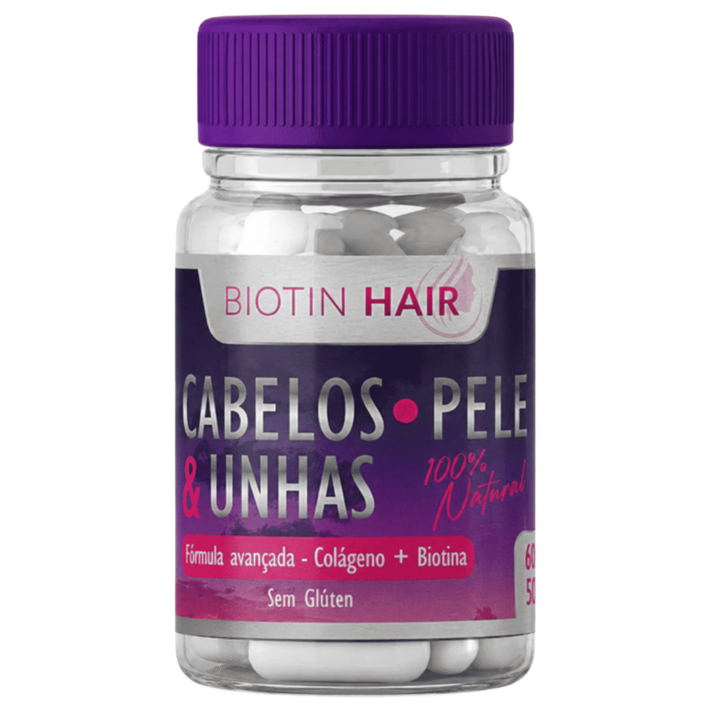 3 un Biotin Hair – Cabelo, Pele e Unha